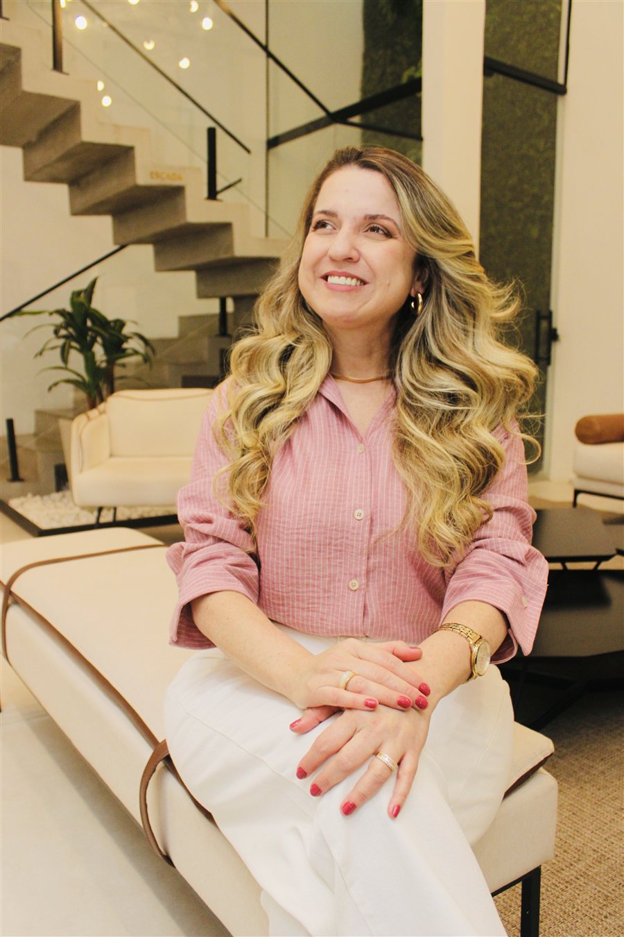 Marjory Santos, autora de Pausa Profissional